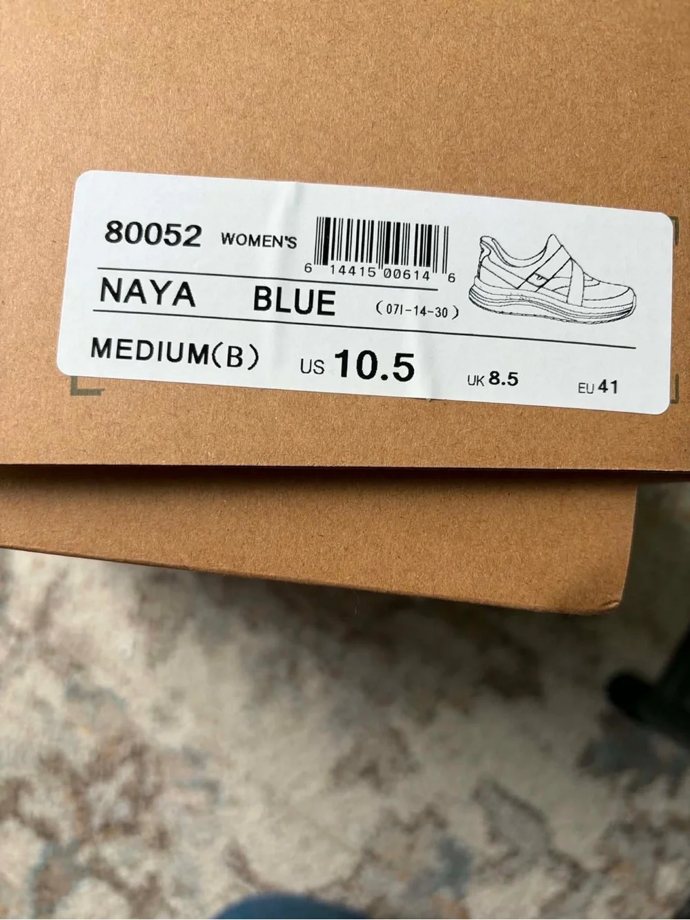 Orthofeet Naya Knit Sneakers in Light Blue (Size 10.5, medium (b) width)